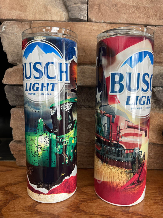 Busch Light Tractor Can Tumbler – Back Creek Vinyl & Crafts LLC